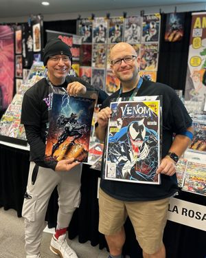Photo Op of Sam de la Rosa