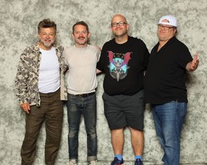Photo Op with Andy Serkis, Elijah Wood and Sean Astin