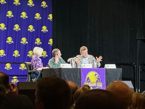 Panel with Elijah Wood and Andy Serkis