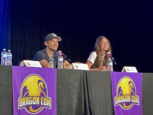 Agents of Shield panel with Chloe Bennet & Jeff Ward